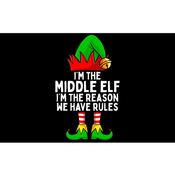 IM The Middle Elf Matching Family Christmas Bumper Sticker