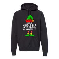 IM The Middle Elf Matching Family Christmas Premium Hoodie