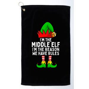 IM The Middle Elf Matching Family Christmas Platinum Collection Golf Towel