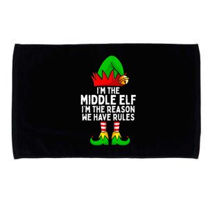 IM The Middle Elf Matching Family Christmas Microfiber Hand Towel