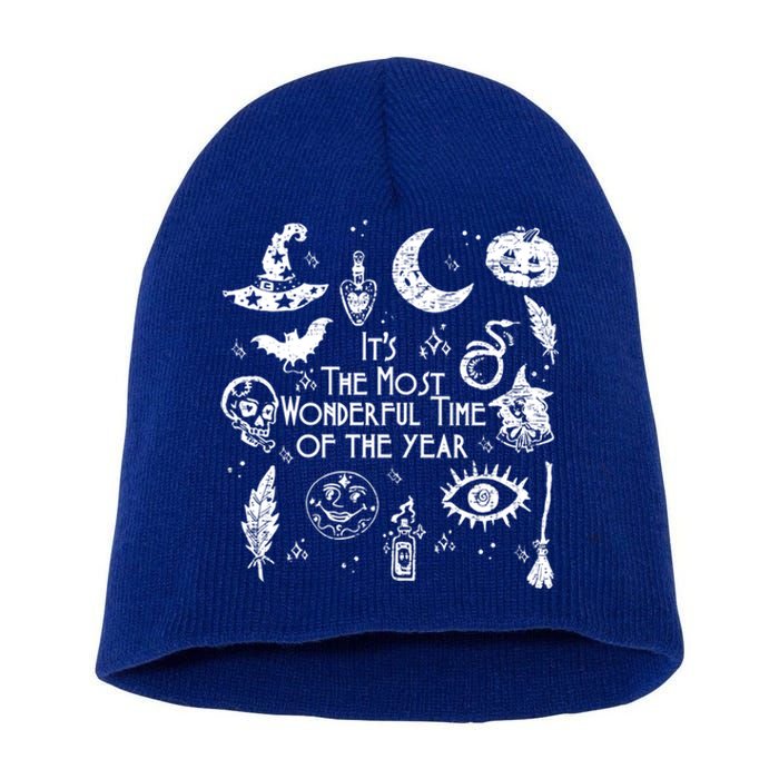 ItS The Most Wonderful Time Of The Year Halloween Trendy Funny Gift Short Acrylic Beanie