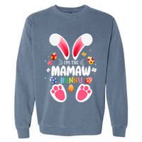 I'm The Mamaw Bunny Matching Family Happy Easter Day Garment-Dyed Sweatshirt