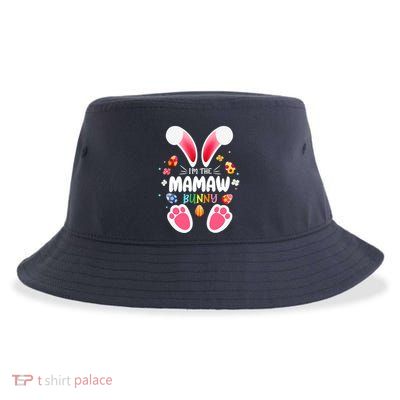 I'm The Mamaw Bunny Matching Family Happy Easter Day Sustainable Bucket Hat