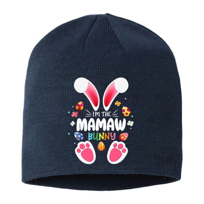 I'm The Mamaw Bunny Matching Family Happy Easter Day Sustainable Beanie