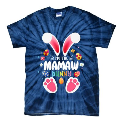 I'm The Mamaw Bunny Matching Family Happy Easter Day Tie-Dye T-Shirt