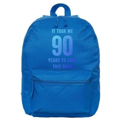 It Took Me 90 Years To Look This Good Awesome 90Th Birthday Gift 16 in Basic Backpack