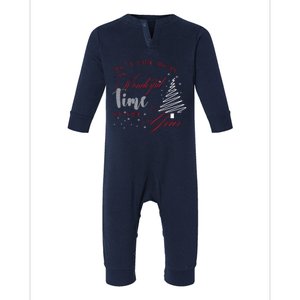 ItS The Most Wonderful Of The Year Infant Fleece One Piece