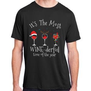 Its The Most Winederful Time Of The Year Funny Christmas Adult ChromaSoft Performance T-Shirt