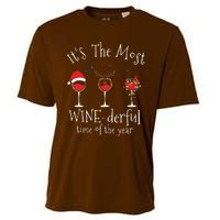 Its The Most Winederful Time Of The Year Funny Christmas Cooling Performance Crew T-Shirt