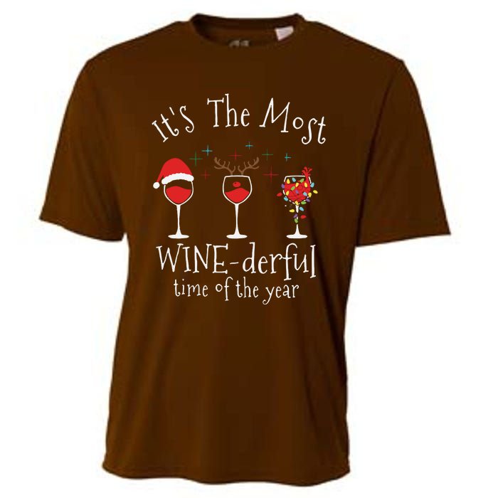 Its The Most Winederful Time Of The Year Funny Christmas Cooling Performance Crew T-Shirt