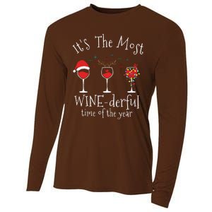 Its The Most Winederful Time Of The Year Funny Christmas Cooling Performance Long Sleeve Crew