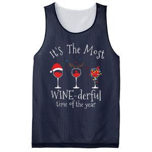 Its The Most Winederful Time Of The Year Funny Christmas Mesh Reversible Basketball Jersey Tank