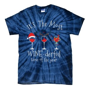 Its The Most Winederful Time Of The Year Funny Christmas Tie-Dye T-Shirt