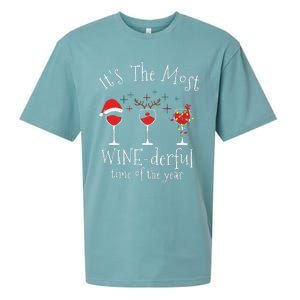 Its The Most Winederful Time Of The Year Funny Christmas Sueded Cloud Jersey T-Shirt