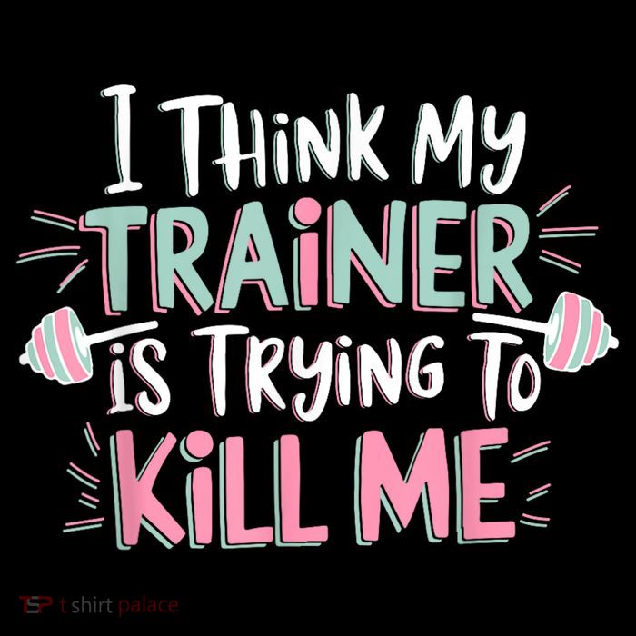 I Think My Trainer Is Trying To Kill Me Funny Gymer Apron
