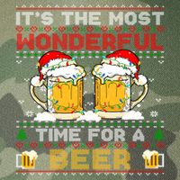It’S The Most Wonderful Time For A Beer Christmas Sweater Gift Legacy Tie Dye Trucker Hat