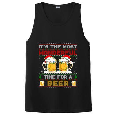 It’S The Most Wonderful Time For A Beer Christmas Sweater Gift PosiCharge Competitor Tank