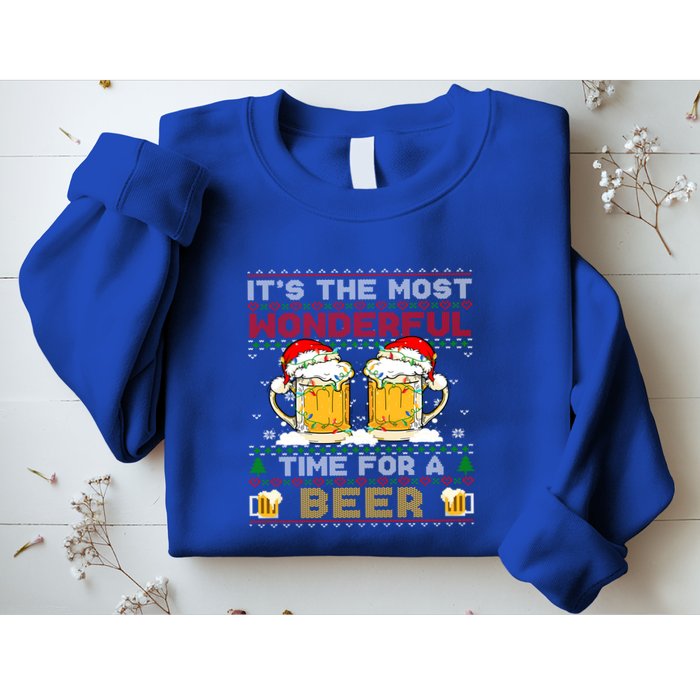 It’S The Most Wonderful Time For A Beer Christmas Sweater Gift Sweatshirt
