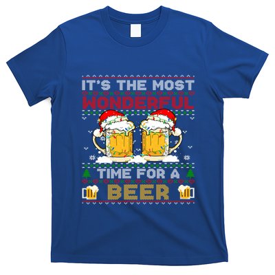 It’S The Most Wonderful Time For A Beer Christmas Sweater Gift T-Shirt