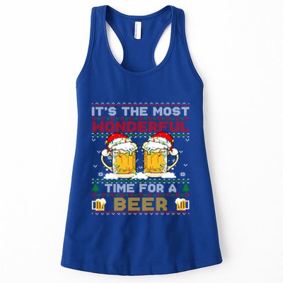 It’S The Most Wonderful Time For A Beer Christmas Sweater Gift Womens Tank Top