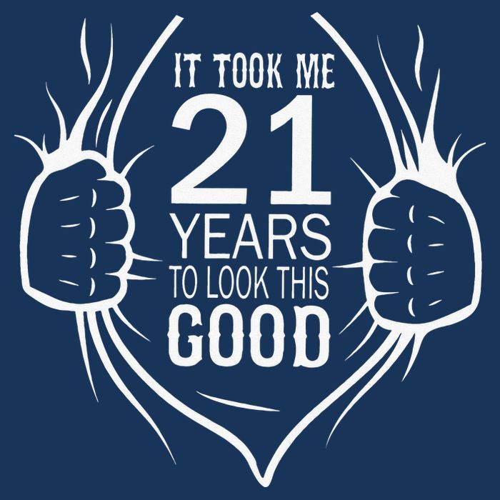 It Took Me 21 Years To Look This Good Gift For 21st Birthday Women's V-Neck T-Shirt