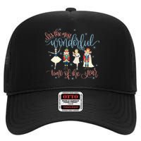 Its The Most Wonderful Time Of The Year xmas Nutcracker  High Crown Mesh Back Trucker Hat