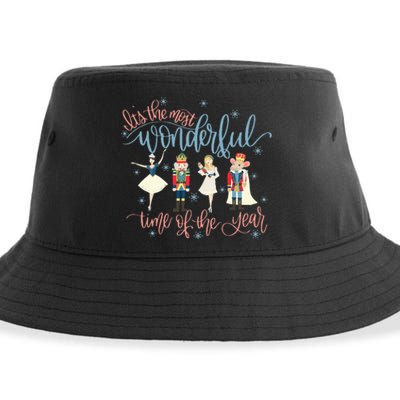 Its The Most Wonderful Time Of The Year xmas Nutcracker  Sustainable Bucket Hat