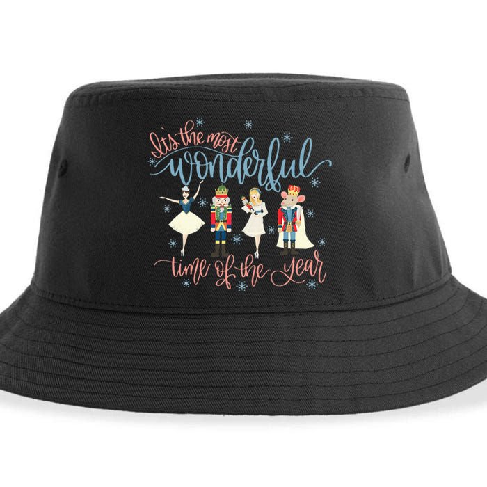 Its The Most Wonderful Time Of The Year xmas Nutcracker  Sustainable Bucket Hat