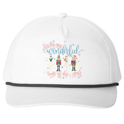 Its The Most Wonderful Time Of The Year xmas Nutcracker  Snapback Five-Panel Rope Hat