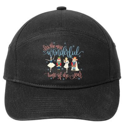 Its The Most Wonderful Time Of The Year xmas Nutcracker  7-Panel Snapback Hat