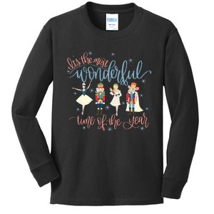 Its The Most Wonderful Time Of The Year xmas Nutcracker  Kids Long Sleeve Shirt