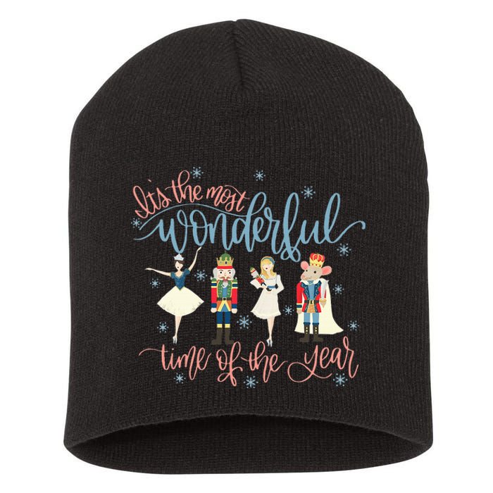 Its The Most Wonderful Time Of The Year xmas Nutcracker  Short Acrylic Beanie