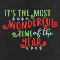 It's The Most Wonderful Time Of The Year Cute Christmas 7 Panel Mesh Trucker Snapback Hat