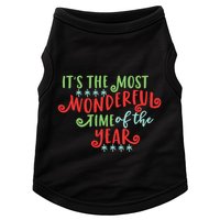 It's The Most Wonderful Time Of The Year Cute Christmas Doggie Tank