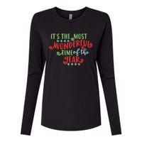 It's The Most Wonderful Time Of The Year Cute Christmas Womens Cotton Relaxed Long Sleeve T-Shirt