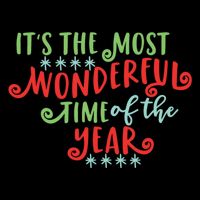 It's The Most Wonderful Time Of The Year Cute Christmas Apron