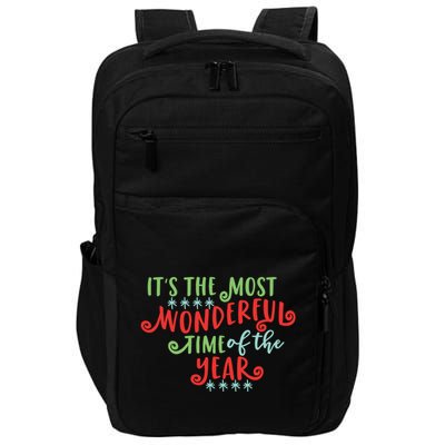 It's The Most Wonderful Time Of The Year Cute Christmas Impact Tech Backpack