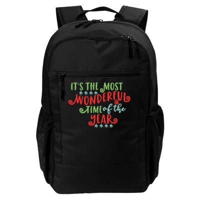 It's The Most Wonderful Time Of The Year Cute Christmas Daily Commute Backpack