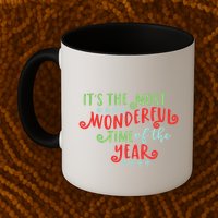 It's The Most Wonderful Time Of The Year Cute Christmas Mug