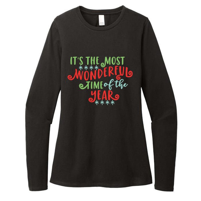 It's The Most Wonderful Time Of The Year Cute Christmas Womens CVC Long Sleeve Shirt