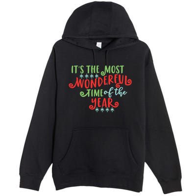 It's The Most Wonderful Time Of The Year Cute Christmas Premium Pullover Hoodie