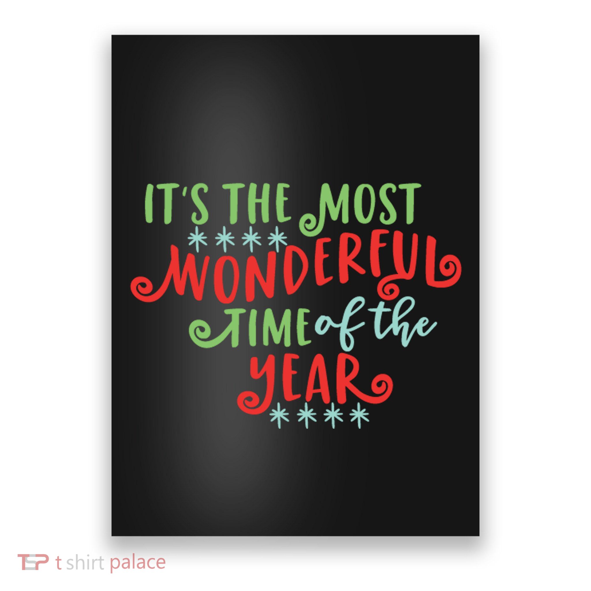 It's The Most Wonderful Time Of The Year Cute Christmas Poster