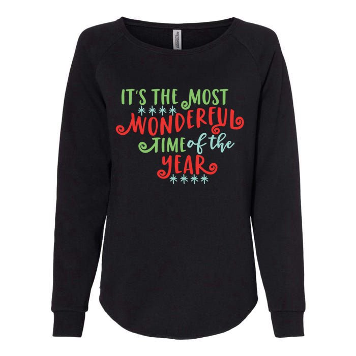 It's The Most Wonderful Time Of The Year Cute Christmas Womens California Wash Sweatshirt