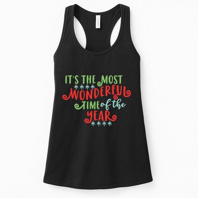 It's The Most Wonderful Time Of The Year Cute Christmas Womens Tank Top