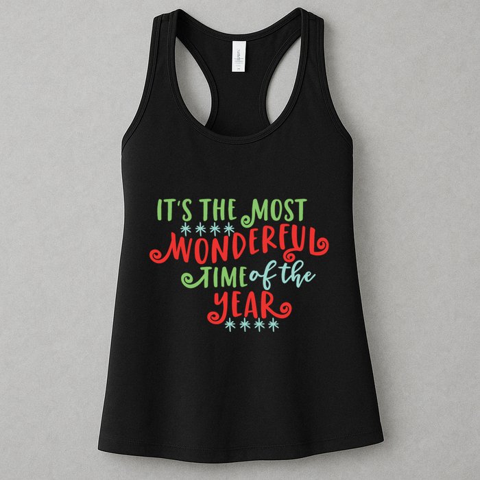 It's The Most Wonderful Time Of The Year Cute Christmas Womens Tank Top