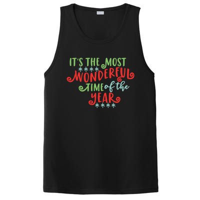 It's The Most Wonderful Time Of The Year Cute Christmas PosiCharge Competitor Tank