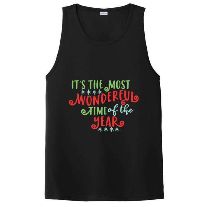 It's The Most Wonderful Time Of The Year Cute Christmas PosiCharge Competitor Tank