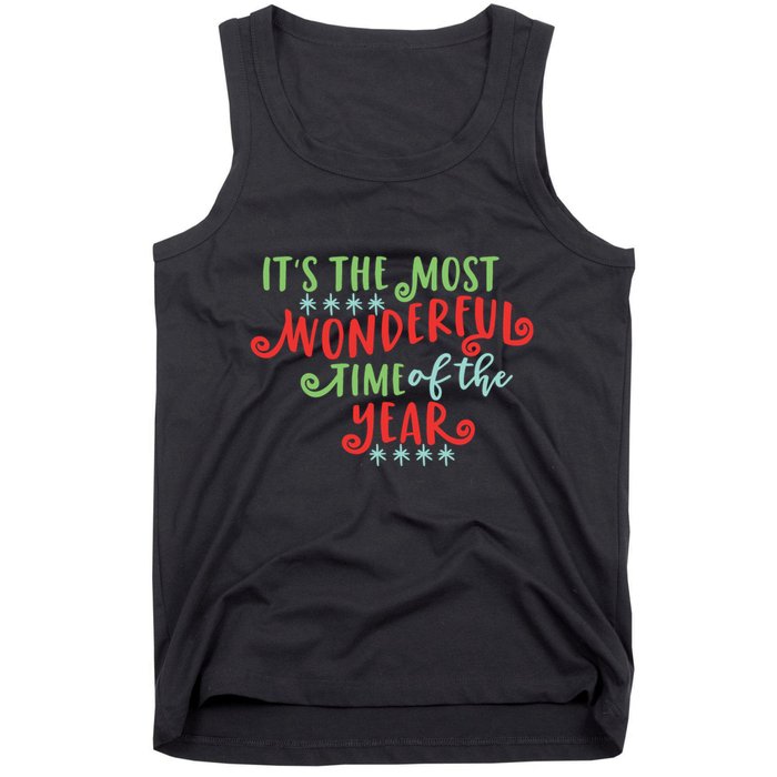 It's The Most Wonderful Time Of The Year Cute Christmas Tank Top