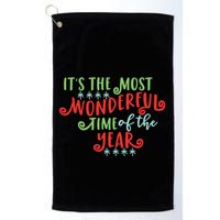 It's The Most Wonderful Time Of The Year Cute Christmas Golf Towel