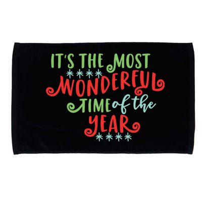 It's The Most Wonderful Time Of The Year Cute Christmas Microfiber Hand Towel